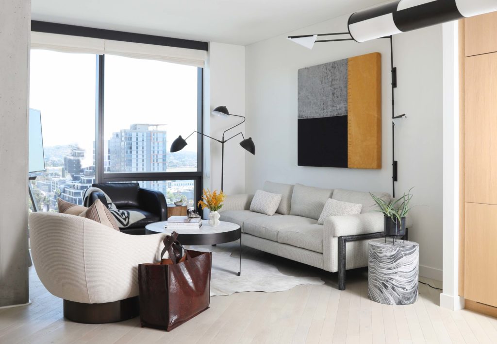 Columbia Square Living living room