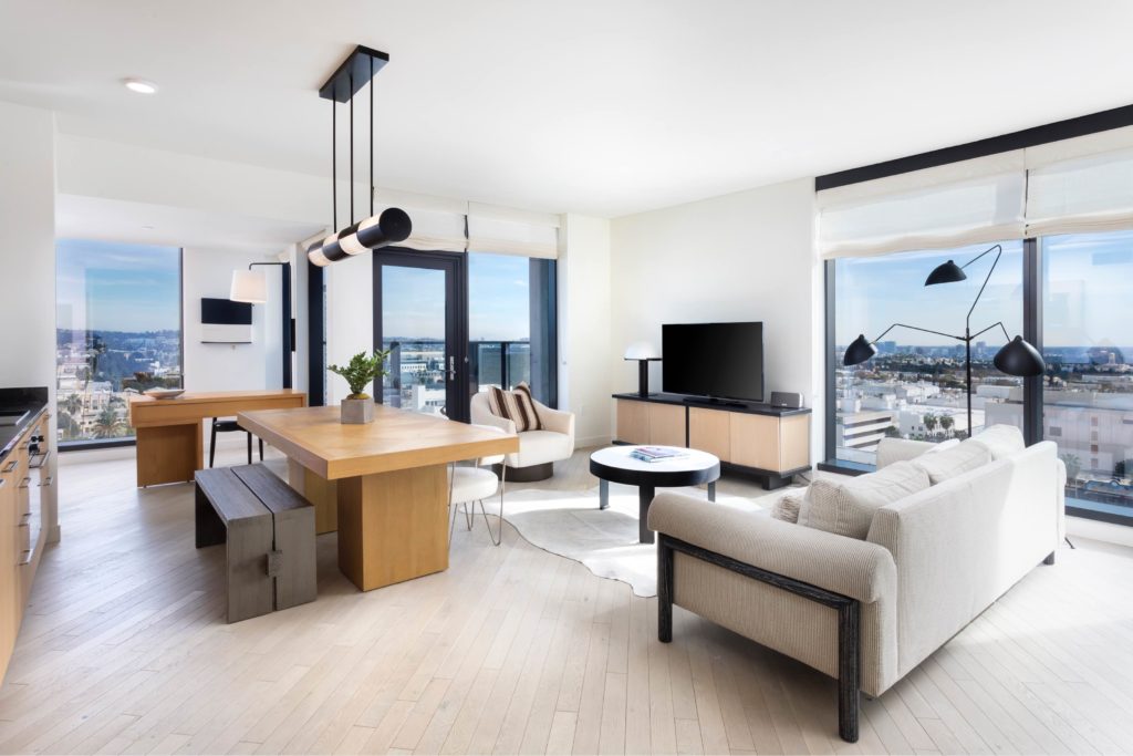 Columbia Square Living living room