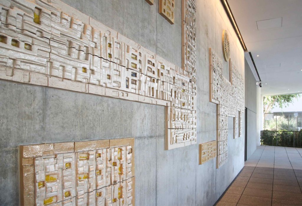 Columbia Square Living gallery wall